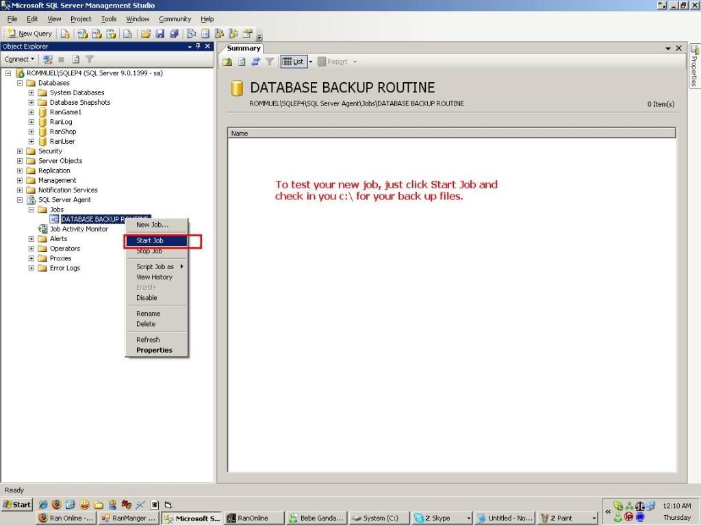 PrinceOfPersia - [GUIDE] How To Backup Database Automatically( Every 1 Hour) - RaGEZONE Forums